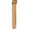 Ekena Millwork Traditional Arts and Crafts Smooth Bracket w/ Offset Brace, Western Red Cedar, 5 1/2"W x 24"D x 36"H BKT0604X24X36TRA03SWR - alternate 3